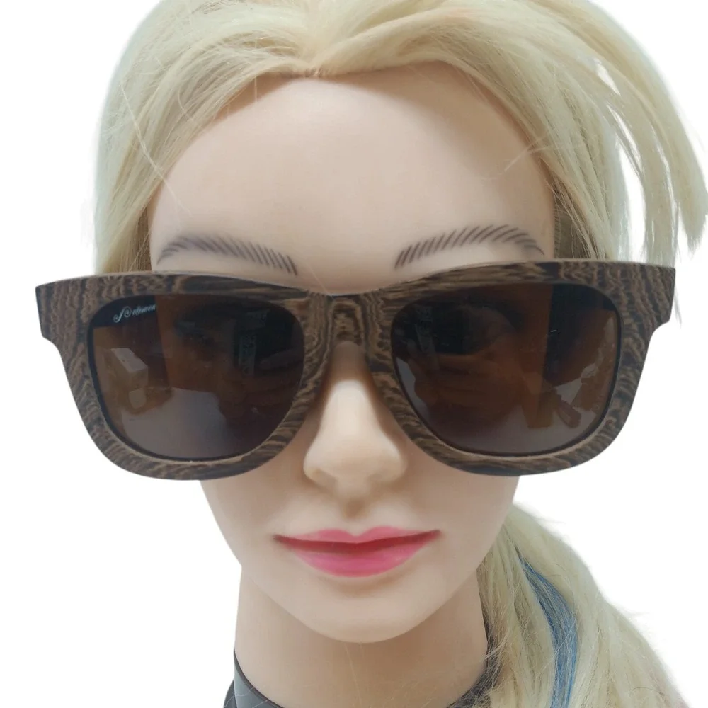 Salomon Sunglasses Solomon Wood Grain‎ Polarized + Wood Case
